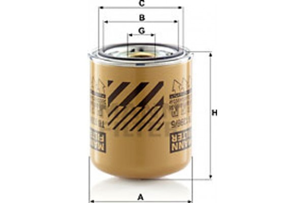 MANN-FILTER Στοιχείο αφυγρ., σύστ. πεπ. Αέρα - Tb 1396/5 X