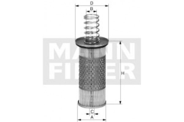 MANN-FILTER Υδραυλ. φίλτρο, αυτόμ. κιβ. ταχυτ. - Hd 1053