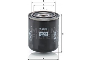 MANN-FILTER Υδραυλ. φίλτρο, αυτόμ. κιβ. ταχυτ. - W 9023/1