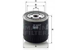 MANN-FILTER Υδραυλ. φίλτρο, αυτόμ. κιβ. ταχυτ. - W 920/7