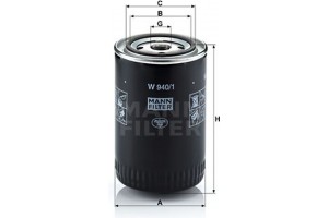 MANN-FILTER Υδραυλ. φίλτρο, αυτόμ. κιβ. ταχυτ. - W 940/1
