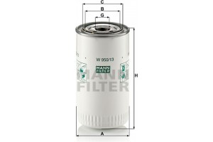 MANN-FILTER Υδραυλ. φίλτρο, αυτόμ. κιβ. ταχυτ. - W 950/13