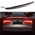 Αεροτομή Πορτ Παγκάζ Για Audi A3 8VS Sedan 12-20 Gt Look Με Dynamic Led Flash/Stop Μαύρο Γυαλιστερό Από Abs Πλαστικό