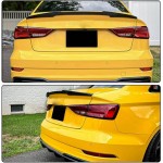 Αεροτομή Πορτ Παγκάζ Για Audi A3 8VS Sedan 12-20 M4 Look V2 Style Μαύρο Γυαλιστερό Από Abs Πλαστικό