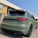 Αεροτομή Οροφής Για Audi A3 8V Hatchback 12-20 Oettinger Look Μαύρο Γυαλιστερό Από Abs Πλαστικό