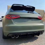 Αεροτομή Οροφής Για Audi A3 8V Hatchback 12-20 Oettinger Look Μαύρο Γυαλιστερό Από Abs Πλαστικό