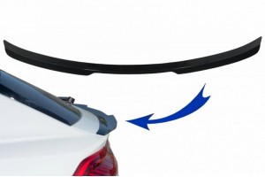 Αεροτομή Πορτ Παγκάζ Για Audi Q8 Suv 2018+ Piano Black Από Abs Πλαστικό