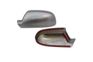 Καπάκια Καθρεφτών Για Audi A4 B8 11-15, A5 8T 11-15 Brushed Aluminium 2 Τεμάχια