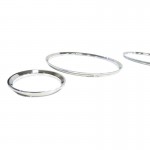 Δαχτυλίδια Καντράν Για Audi 80, 90, B3 & B4 86-94 Χρώμιο