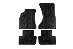 Πατάκια Αυτοκινήτου Gledring 0240 Audi A4 Β8 2007-2015 / A5 8T Sportback 2008-2016 4D Μαύρο 4 Τεμάχια