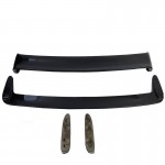 Αεροτομή Πορτ Παγκάζ Για Bmw 3 E36 90-99 Sedan / Coupe M3 GT-Look Xl Με Αποστάτες Μαύρη Γυαλιστερή Από Abs Πλαστικό 4 Τεμάχια