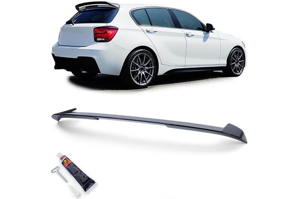 Αεροτομή Οροφής Για Bmw 1 F20 F21 11-15 Pre-facelift Μαύρη Γυαλιστερή