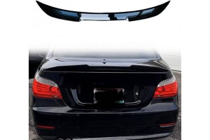 Αεροτομή Πορτ Παγκάζ Για Bmw 5 E60 03-11 M4 Look Lipspoiler Γυαλιστερή Μαύρη Από Πλαστικό