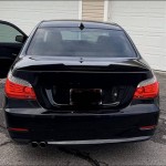 Αεροτομή Πορτ Παγκάζ Για Bmw 5 E60 03-11 M4 Look Lipspoiler Γυαλιστερή Μαύρη Από Πλαστικό