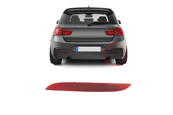 Αντανακλαστικό Πίσω Προφυλακτήρα Δεξί Για Bmw 1 F20 Lci / F21 Lci 15-19 Facelift M-Tech 1 Τεμάχιο Αντανακλαστικό Πίσω Προφυλακτήρα Δεξί Για Bmw 1 F20 Lci / F21 Lci 15-19 Facelift M-Tech 1 Τεμάχιο