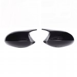 Καπάκια Καθρεφτών Για Bmw 1 E87/E81/E82/E88, 3 E90, E91 05-08 / E92, E93 06-10 M3/M4 Look Μαύρο Γυαλιστερό 2 Τεμάχια