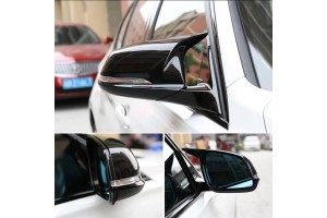 Καπάκια Καθρεφτών Για Bmw 1 F40, 2 F44/F45/F46, X1 F48,X2 F39, Z4 G29 M4 Look Γυαλιστερό Μαύρο 2 Τεμάχια