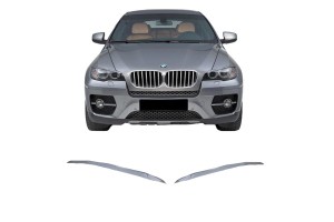 Φρυδάκια Μπροστινών Φαναριών Για Bmw X6 E71 08-14 2 Τεμάχια