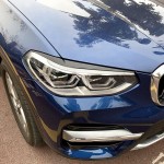 Φρυδάκια Μπροστινών Φαναριών Για Bmw X3 G01 & X4 G02 2018+ Βαμμένα Μάυρο Γυαλιστερό Χρώμα 2 Τεμάχια