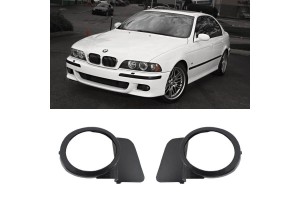 Καπάκια Προβολέα Εμπρός Πλαινά Για Bmw 5 E39 M5 M-Sport Design 95-03 Μαύρα Αριστερό & Δεξί 2 Τεμάχια