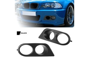 Καπάκια Προβολέα Εμπρός Πλαινά Για Bmw 3 E46 M3 98-05 Hamman Look Διπλά Μαύρα Αριστερό & Δεξί 2 Τεμάχια China