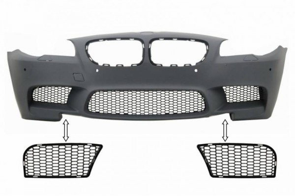 Δίχτυ Προφυλακτήρα Εμπρός Πλαινό Δεξί & Αριστερό Για Bmw 5 F10 / F11 11-14///M5 Προφυλακτήρα 2 Τεμάχια