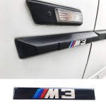 Αυτοκόλλητο Σήμα Bmw M3 11x1.5 Cm Με Επικάλυψη Σμάλτου 2 Τεμάχια