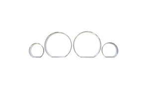 Δαχτυλίδια Καντράν Για Bmw 3 E46 98-05 Χρώμιο