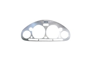 Διακοσμητική Επένδυση Καντράν Για Bmw 3 E36 90-99 ///M Αλουμινίου Ασημί