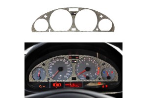 Διακοσμητική Επένδυση Καντράν Για Bmw 3 E46 99-05 ///M 3D Carbon Ασημί