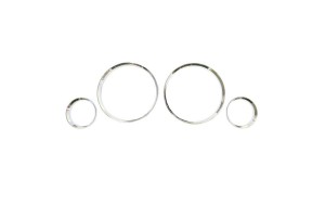 Δαχτυλίδια Καντράν Για Bmw 3 E30 83-90 Χρώμιο