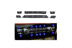 Ανταλλακτικά Κουμπιά Κλιματισμού Για Bmw Σειρά 5 F10 F11 / 6 F06 F12 F13 / 7 F01 F02 F03 F04 12 Τεμάχια