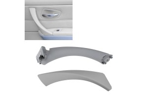 Χειρολαβή Πόρτας Εσωτερική Για Bmw 3 E90 05-11 Πίσω Αριστερά Σετ 2 Τεμαχίων Γκρι