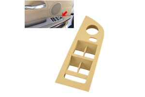 Πάνελ Διακοπτών Παραθύρων Για Bmw 3 E90 05-11 / E93 06-14 Εμπρός Αριστερά (οδηγού) Χωρίς Τρύπα Καθρέφτη Μπεζ