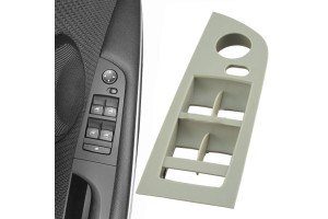 Πάνελ Διακοπτών Παραθύρων Για Bmw 3 E90 05-11 / E93 06-14 Εμπρός Αριστερά (οδηγού) Χωρίς Τρύπα Καθρέφτη Γκρι