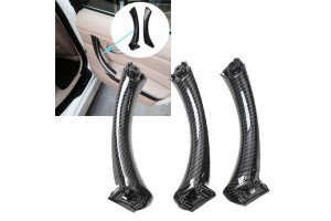 Σετ Εσωτερικών Χειρολαβών Πόρτας Για Bmw 3 E90 05-11 Εμπρός & Πίσω Δεξιά & Αριστερά 6 Τεμάχιαcarbon Look