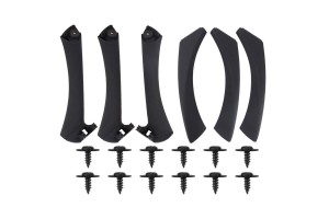 Σετ Εσωτερικών Χειρολαβών Πόρτας Για Bmw 3 E90 05-11 Εμπρός & Πίσω Δεξιά & Αριστερά 6 Τεμάχιαμαύρο Χρώμα