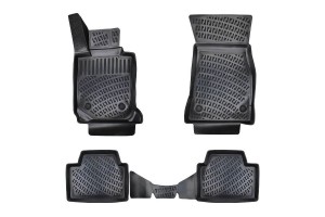 Πατάκια Σκαφάκια 3D Από Λάστιχο Tpe Για Βμw Series 3 G20 2019- Rizline 4 Τεμάχια Μαύρα