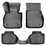Πατάκια Σκαφάκια 3D Από Λάστιχο Tpe Γιαbmw X1 U11 2022+ Black Rizline 4Τεμάχια Μαύρα