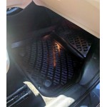 Πατάκια Σκαφάκια 3D Από Λάστιχο Tpe Γιαbmw X1 U11 2022+ Black Rizline 4Τεμάχια Μαύρα