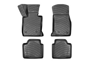 Πατάκια Σκαφάκια 3D Από Λάστιχο Tpe Για Bmw 4 Series F32/F33 2013- / F36 Grand Coupe 2014- Μαύρο 4 Τεμάχια