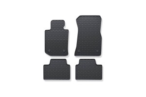 Λαστιχένια Πατάκια Geyer & Hosaja Για Bmw 3 G20/G21 2018 + 4 Τεμάχια Μαύρα 926/4C