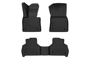 Πατάκια Σκαφάκια 3D Από Λάστιχο Tpe Για Bmw X5 G05 2018+ Black Rizline 4Τεμάχια Μαύρα