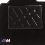 Πατάκια Αυτοκινήτου Μοκέτα Για Bmw 3 E36 90-99 Με Διπλό Κέντημα Μ Black 4 Τεμάχια