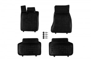 Πατάκια Σκαφάκια 3D Από Λάστιχο Tpe Για Bmw 7 G11 2015+ Κοντό Rezaw Plast