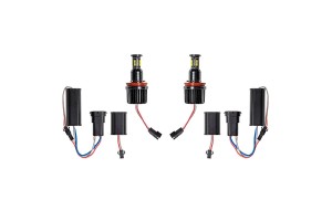 Λάμπες Led Για Angel Eyes Bmw 3 E90 / E92 / 5 E60 / X5 E70 / X6 E71 H8 120W Canbus Λευκές 2 Τεμάχια