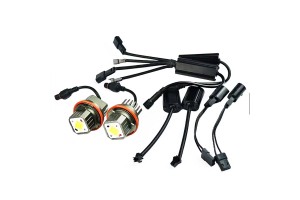 Λάμπες Led Για Angel Eyes Bmw E39 / E53 / E65 / E66 / E60 / E61 / E63 / E64 / E87 160watt 16Led Λευκές 2 Τεμάχια