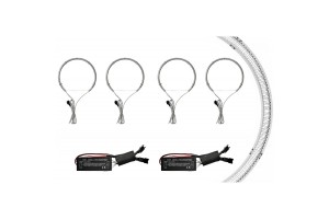 Angel Eyes Ccfl Kit Για Bmw 3 E46 99-05 Xenon / E36 / E38 / E39 4x131mm Λευκά 6 Τεμάχια