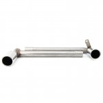 Μπούκες Εξάτμισης Ανοξείδωτες Χρωμίου Για Bmw X1 F48 2014-2022 2 Τεμάχια