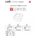 Βάση Τεμπέλη Ειδική Για Chevrolet Trax 13-22 Armster Rati 1 Τεμάχιο